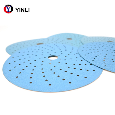 Disco a 5 pollici 80 Grit Adhesive Sanding Discs della fibra della resina di biossido di zirconio