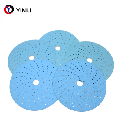 disco d'insabbiamento 80 Grit Hook And Loop Sandpaper di biossido di zirconio a 5 pollici di 125mm